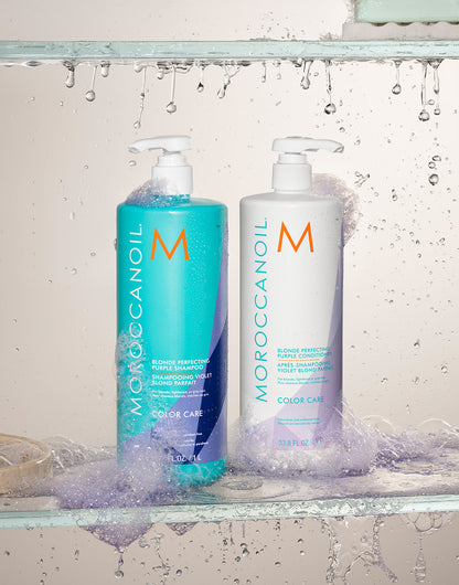 Blonde Perfecting Purple Shampoo & Conditioner Liter Bundle