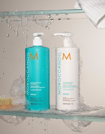 Moisture Repair Shampoo & Conditioner Liter Bundle